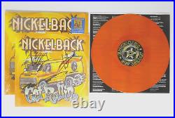 Nickelback Signed Vinyl Album Get Rolling (LIMITED ORANGE VINYL EXCLUSIVE) Rare