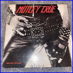 Nikki Sixx Autograph Signed Too Fast For Love Vinyl Album RARE PROOF Motley Crue