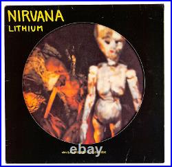 Nirvana Kurt Cobain, Grohl & Novoselic Signed Lithium Vinyl Album JSA #BB84654