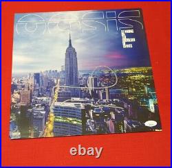 Noel Gallagher OASIS Standing On Shoulders Vinyl Album Signed Autographed JSA