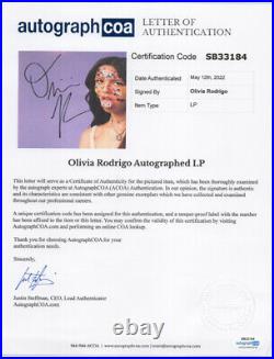 OLIVIA RODRIGO signed Autographed SOUR VINYL ALBUM DEJA VU Good 4 U ACOA COA