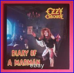 OZZY OSBOURNE SIGNED DIARY OF A MADMAN LP ALBUM 180 GM VINYL With BAS COA psa jsa
