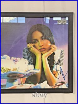 Olivia Rodrigo Signed Sour Vinyl Album Cover Beckett BAS COA Framed