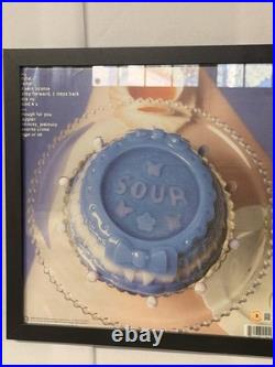 Olivia Rodrigo Signed Sour Vinyl Album Cover Beckett COA Framed