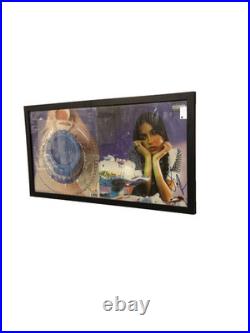 Olivia Rodrigo Signed Sour Vinyl Album Cover Beckett COA Framed