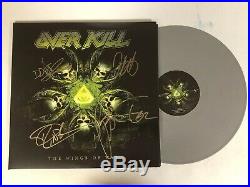 Over Kill Autographed Signed Vinyl Album With Exact Signing Picture Proof