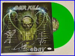 Overkill Band Autographed Signed Vinyl Album With Jsa Coa # Ac26729