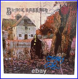 Ozzy Osbourne Black Sabbath Signed Vinyl Album Autograph Beckett Witness Holo 3