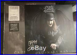Ozzy Osbourne Signed Album Flat Lithograph Autograph Ordinary Man Vinyl Sealed