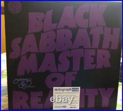 Ozzy Osbourne Signed Autograph Black Sabbath Master of Reality Vinyl Album ACOA