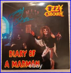 Ozzy Osbourne Signed Autographed Diary Of A Madman Vinyl Album Lp Ozzy Osbourne Signed Autographed Diary Of A Madman Vinyl Album Lp
