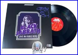 Ozzy Osbourne Signed Black Sabbath Live Vinyl Album Beckett Coa 1w249941