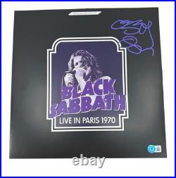 Ozzy Osbourne Signed Black Sabbath Live Vinyl Album Beckett Coa 1w249941