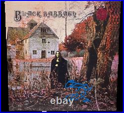 Ozzy Osbourne Signed Black Sabbath Vinyl Album Autograph Beckett Witness Holo