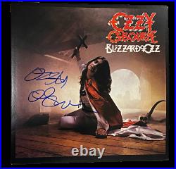 Ozzy Osbourne Signed Blizzard Of Ozz Album Vinyl Autograph Beckett Witness Coa