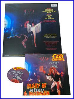 Ozzy Osbourne Signed Diary Of A Madman Album Vinyl Lp Autograph Beckett Bas
