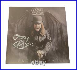 Ozzy Osbourne Signed'ordinary Man' Album Vinyl Lp Autograph Beckett Coa 1