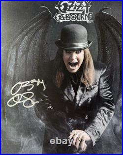 Ozzy Osbourne signed Album flat with Ordinary man vinyl lp autograph beckett coa