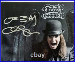 Ozzy Osbourne signed Album flat with Ordinary man vinyl lp autograph beckett coa Ozzy Osbourne signed Album flat with Ordinary man vinyl lp autograph beckett coa