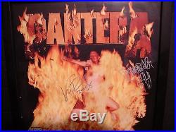 Pantera Dimebag Darrell- Autographed Reinventing The Steel Framed Vinyl Album