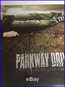 PARKWAY DRIVE AUTOGRAPHED SIGNED VINYL ALBUM WITH SIGNING PICTURE PROOF