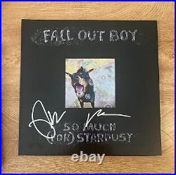 PATRICK STUMP & PETE WENTZ signed vinyl album FALL OUT BOY STARDUST 1