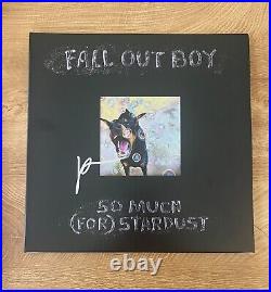 PATRICK STUMP signed vinyl album FALL OUT BOY SO MUCH FOR STARDUST 1