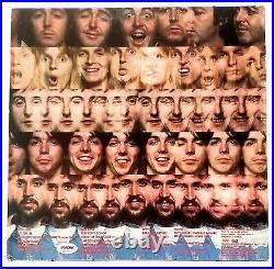 PAUL McCARTNEY Beatles & Denny Laine Signed Auto WINGS Album with Vinyl PSA/DNA