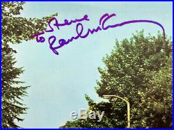 PAUL McCARTNEY The Beatles Signed NM ABBEY ROAD Album withVinyl To Steve JSA