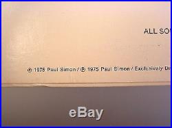 PAUL SIMON Autographed Signed Album LP VINYL & Art Garfunkel Autographed Photo