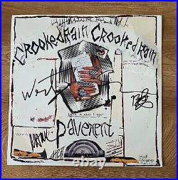 PAVEMENT signed vinyl album CROOKED RAIN, CROOKED RAIN STEPHEN MALKMUS