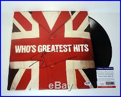 Pete Townshend The Who Signed Who's Greatest Hits Vinyl Record Album Psa/dna Coa