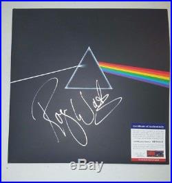 PINK FLOYD ROGER WATERS SIGNED DARK SIDE OF THE MOON ALBUM With VINYL PSA/DNA