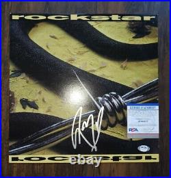 POST MALONE SIGNED AUTOGRAPHED (ROCKSTAR) ALBUM VINYL LP SWAY LEE with COA PSA/DNA