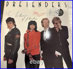 PRETENDERS FULLY SIGNED! VINYL (Record Album) CHRISSIE HYNDE + 3