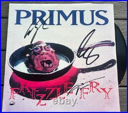 PRIMUS Autographed Frizzle Fry Signed Vinyl Record Album with COA