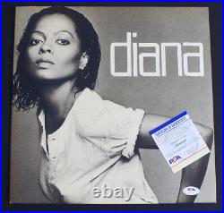 PSA/DNA Cert DIANA ROSS SIGNED Vinyl Album Complete Diana (Supremes Motown)