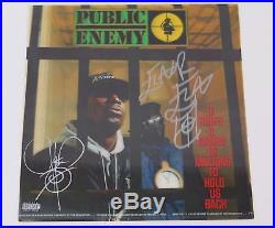 PUBLIC ENEMY Signed Autograph It Takes A Nation Of Millions. Album Vinyl LP