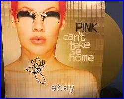 P! Nk (pink) signed Can't Take Me Home 12 lp album COLORED VINYL