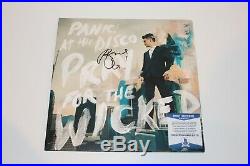 Panic! At The Disco Brendon Urie Signed Pray For The Wicked Vinyl Album Bas Coa