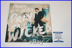Panic! At The Disco Brendon Urie Signed Pray For The Wicked Vinyl Album Bas Coa