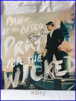 Panic At The Disco Brendon Urie Signed Pray For The Wicked Vinyl Record Album