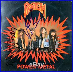 Pantera Dimebag Darrell & Vinnie Paul Signed Album Cover With Vinyl BAS #A00377