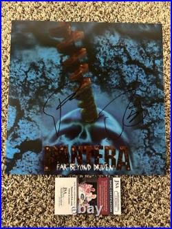 Pantera Phil & Rex Far Beyond Driven Signed Autographed Vinyl Album JSA COA