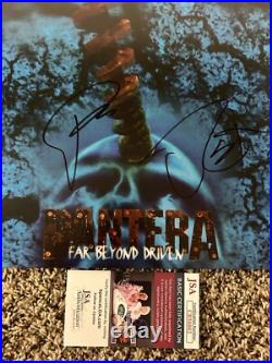 Pantera Phil & Rex Far Beyond Driven Signed Autographed Vinyl Album JSA COA