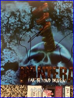Pantera Phil & Rex Far Beyond Driven Signed Autographed Vinyl Album JSA COA