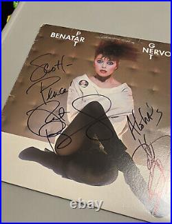 Pat Benatar Signed Autographed Get Nervous Vinyl Record Album! Super Rare