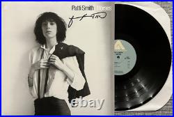 Patti Smith Signed Horses Album Vinyl Easter Wave Rare Beckett Coa
