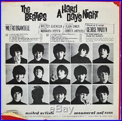 Paul McCartney Beatles Signed A Hard Days Night Album Cover With Vinyl BAS #A71908