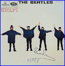Paul McCartney Signed Album The Beatles Autographed Vinyl HELP! JSA Letter Proof